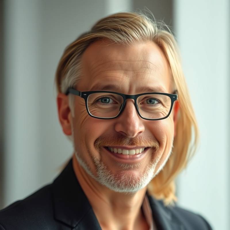 Portret van Pieter Jansen, communicatie-expert.